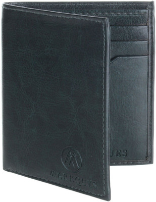 

MARKQUES Men Green Artificial Leather Card Holder(6 Card Slots), Green-14