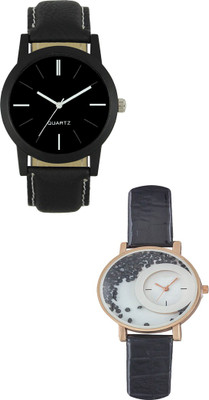 View SRK ENTERPRISE Lattest Collection Of Couple Watch with Sylish Dial And Belt 016 Watch  - For Men & Women Wrist Watches Price Online(SRK ENTERPRISE)