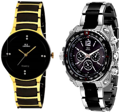 

R S Original MEN RSO-27 COMBO SET OF 2 Watch - For Boys