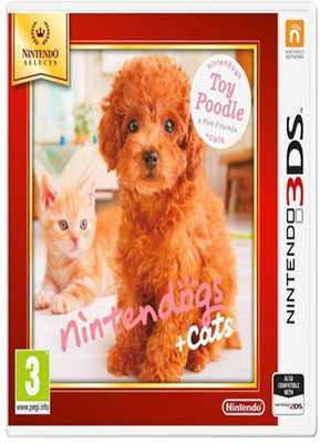 

Nintendo Nintendogs + Cats: Toy Poodle & New Friends (3DS Video Game - PAL Version) Gaming Accessory Kit(Na, For PS)