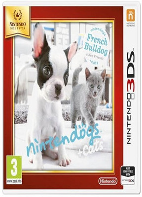 

Nintendo Nintendogs + Cats - French Bulldog Selects (3DS Video Game - PAL Version) Gaming Accessory Kit(Na, For PS)