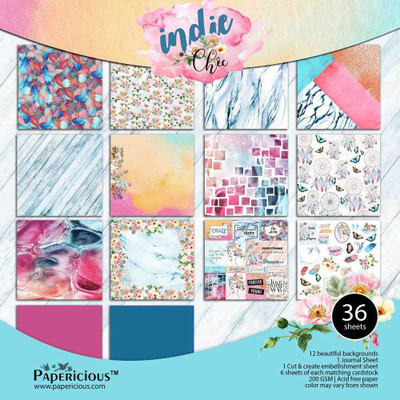 

craftsneed Designed printed 12x12 Multipurpose Paper(Set of 1, Multicolor)