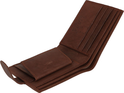 

AMJ Men Brown Genuine Leather Wallet(3 Card Slots)