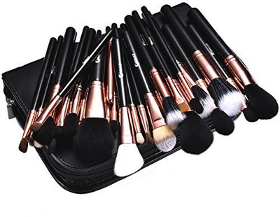 

Kingma's Synthetic Makeup Cosmetic Brushes Foundation Blending Eyeliner Powder Brush Kit With Leather Case(Pack of 29)