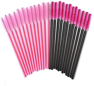 

G2plus Disposable Eyelash Mascara Brushes Wands Applicator Tools (rose + Pink)(Pack of 200)