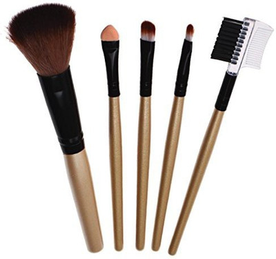

Usstore Wooden Makeup Cosmetic Brush Beauty Brushes Foundation Tool Make Up(Pack of 5)