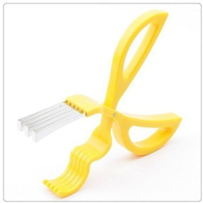 

ShopAis Designer BANANA SLICER Chopper(1 Chopper), Multicolor