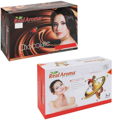 

Real Aroma Shin Tightning Chocolate Facial Kit 740 g(Set of 2)