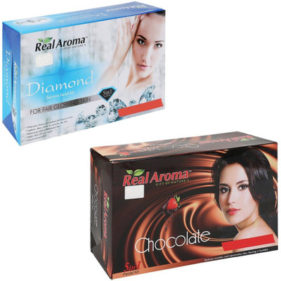 

Real Aroma Diamond Chocolate Facial Kit 740 g(Set of 2)