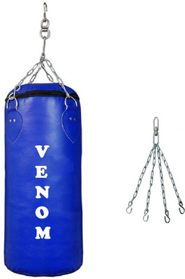 

Venom 2.0 FEET LONG , PU MATERIAL , UNFILLED WITH CHAIN Hanging Bag(2.0, 1 kg)