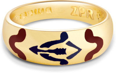 Zodiac Power Sagittarius Sun Sign for Unisex Alloy Gold Plated Ring