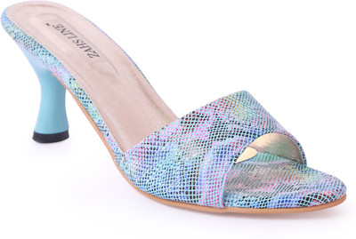 

ZAHS LINE Women Blue Heels
