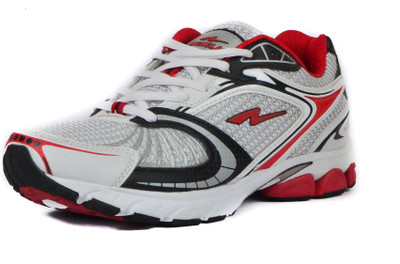 

Nicholas Running Shoes For Men(White, White black red silver