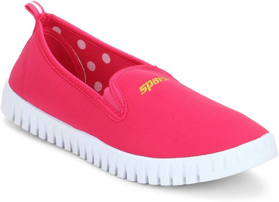 

Sparx SL-86 Slip On Sneakers For Women(Pink, Pink white