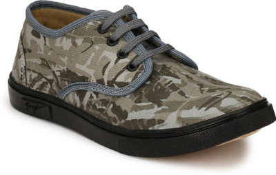 

ZebX Canvas Shoes For Men(Grey