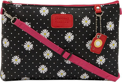 

Esbeda Women Casual Black Nylon Sling Bag