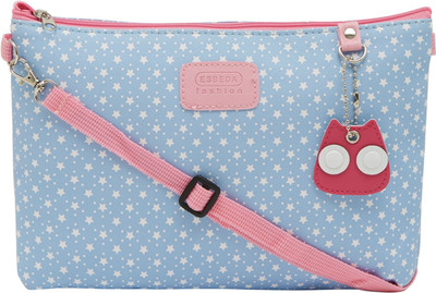 

Esbeda Women Casual Blue Nylon Sling Bag