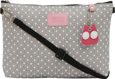 

Esbeda Women Casual Grey Nylon Sling Bag
