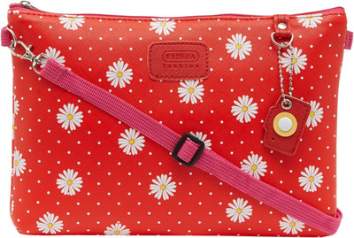 

Esbeda Women Casual Red Nylon Sling Bag