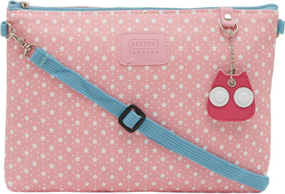 

Esbeda Women Casual Pink Nylon Sling Bag