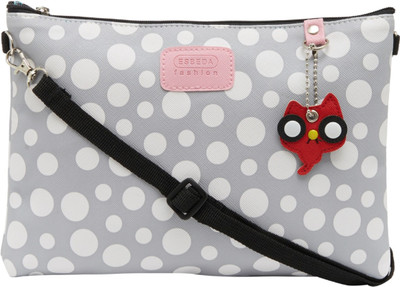 

Esbeda Women Casual Grey Nylon Sling Bag