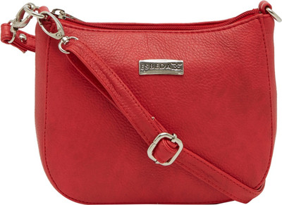 

Esbeda Women Casual Red PU Sling Bag