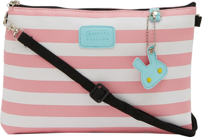 

Esbeda Women Casual Pink Nylon Sling Bag