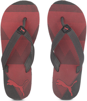 

Puma Insta IDP Flip Flops, Dark shadow-poppy red