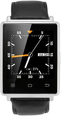 

Mobizmo NO.1 D6 Android watch 5.1 Lollipop With WiFi, Heart rate 3G Smart watch For Android & Iphone Silver Smartwatch(Black, Multicolor Strap 1.63)