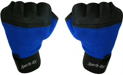 Sports 101 Pro Grip X Gym & Fitness Gloves (, Blue, Black;blue