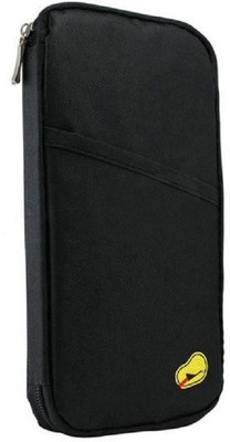 

Italish Men Black Canvas Document Holder(12 Card Slots)