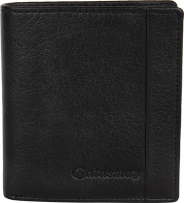 

Gatasmay Men Black Genuine Leather Wallet(8 Card Slots)