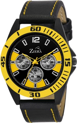 ZIERA ZR7036 CLUE LEATHER STRAP STYLISH Watch  - For Men   Watches  (Ziera)