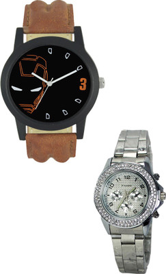 View SRK ENTERPRISE Muticolor Couple With Stylish And Designer Dial 005 Watch  - For Men & Women Wrist Watches Price Online(SRK ENTERPRISE)