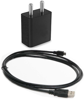 

Trost 2Amp Black Charger & Data Cable for Lyf Wter 7s Mobile Charger(Black)