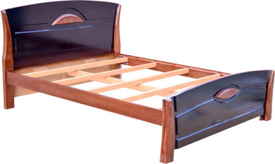 

Zam Zam Furniture Single eye - king Solid Wood King Bed(Finish Color - Teak wood color)