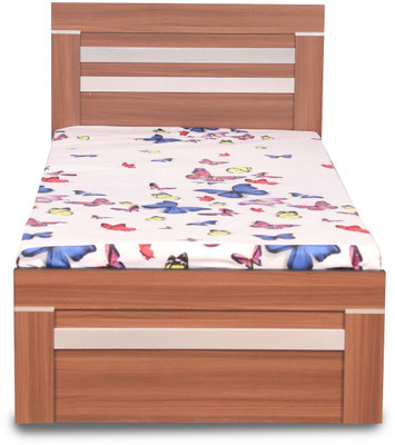 

Decor Modular DECO Engineered Wood Single Bed With Storage(Finish Color - Brown)