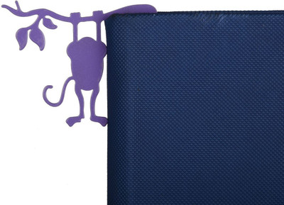 

Trifecta Design Purple Monkey Bookmarks by Trifecta Design Metal Bookmark Bookmark(Jungle, Purple)