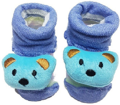 

GoodStart Multicolored Fancy Booties Cum Socks For Babies Booties(Toe to Heel Length - 8 cm Multicolor)