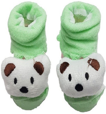 

GoodStart Multicolored Fancy Booties Cum Socks For Little Babies Booties(Toe to Heel Length - 8 cm Multicolor)