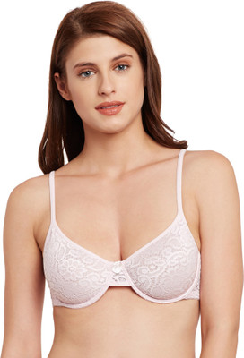 

Secrett Curves Women's Full Coverage Bra(Pink)
