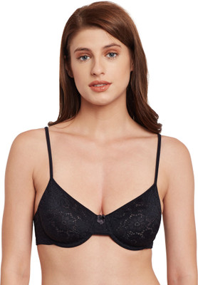 

Secrett Curves Women's Full Coverage Bra(Black)