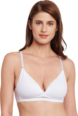 

Secrett Curves Women's Full Coverage Bra(White)
