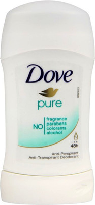 

Dove Imported (Made In EU) Pure Antiperspirant Deodorant Stick - For Women(40 ml)