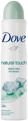

Dove Imported (Made In EU) Natural Touch (Dead Sea Minerals) Antiperspirant Body Spray - For Women(200 ml)