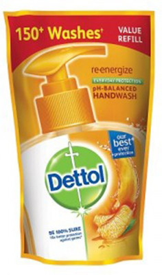

Dettol Re-energize Liquid Hand Wash Refill(175 ml, Pouch)