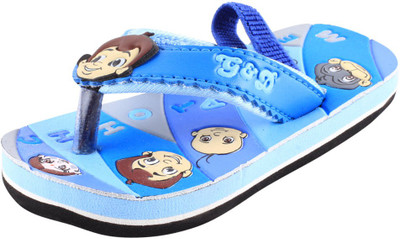 Green Gold Boys & Girls Slip On Slipper Flip Flop(Blue