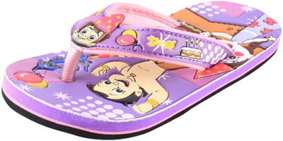 

Green Gold Boys & Girls Slip On Slipper Flip Flop(Purple
