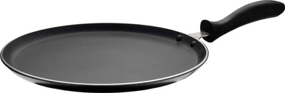 

Kanchan Enrica (3.0 mm series) Flat Griddle Flat Pan 25 cm diameter with Lid(Aluminium, Non-stick, Induction Bottom), Black