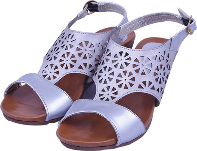 

Adorn Women Silver Wedges